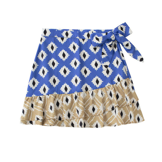Conjunto de Falda Pantalón Estampado Estilo Europeo y Americano - Image 6