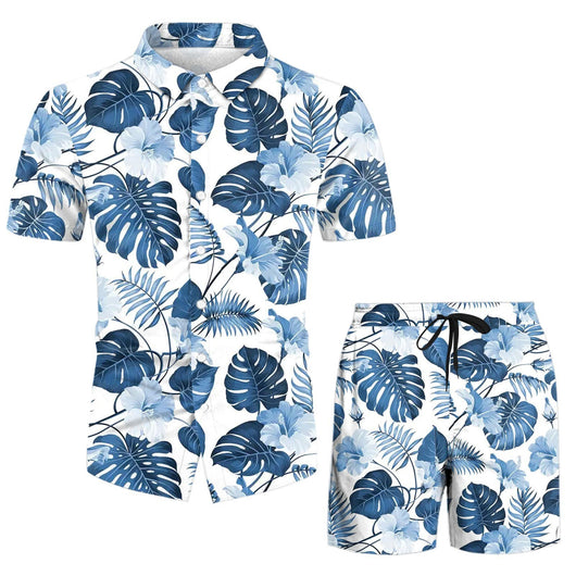 Traje Casual Corto Estampado Digital para Hombre - Image 6