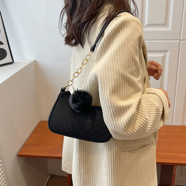 Bolso Retro Bandolera Mujer Colores Sólidos