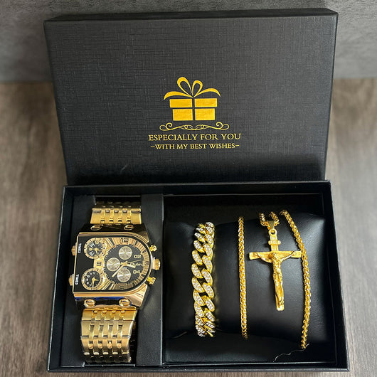 Reloj de Hombre Multihuso con Esfera Grande Luminosa y Correa de Acero Inoxidable - Image 28