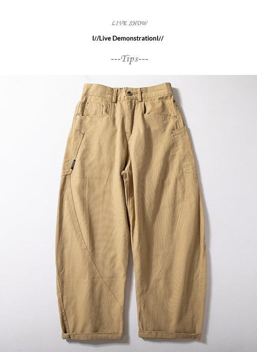 Pantalones Holgados de Pierna Ancha Estilo Urbano Moderno - Image 22