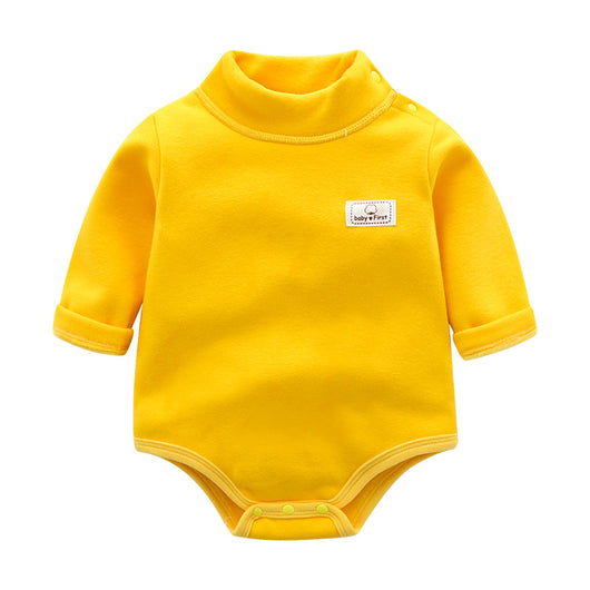 Pijama Gateador Terciopelo Cálido con Diseño Triangular para Bebé - Image 7