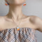 Minority Design Enamel Glaze Necklace And Earrings Set Necklace earrings Set