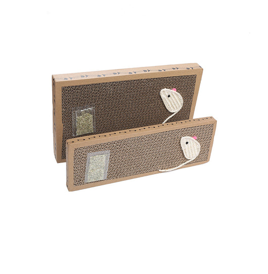 Rascador para Gatos con Tablero de Sisal y Juguete Ratón con Catnip - Image 3