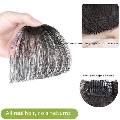 Flequillo Postizo Invisible Tejido a Mano - Reparación Natural del Rostro - Image 12