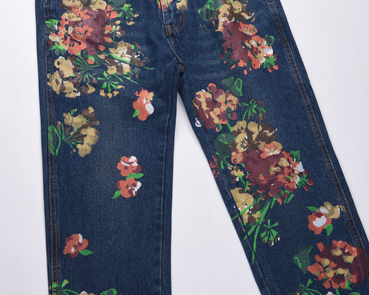 Jeans Gris con Estampado Splash de Tinta - Diseño Urbano Moderno - Image 6