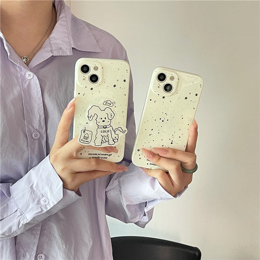 Funda para Celular Perrito con Diseño Moteado - Image 3