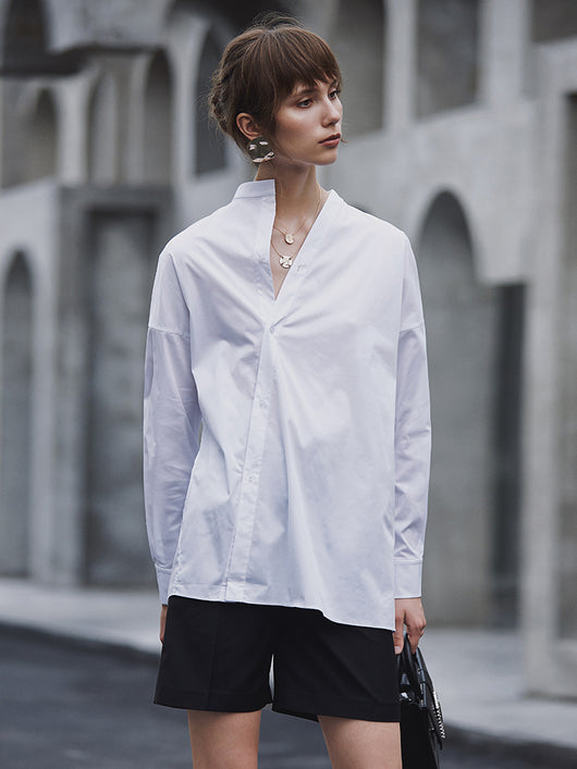 Blusa Suelta Asimétrica e Irregular para Mujer - Image 12