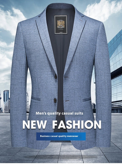 Blazer Ejecutivo de Color Sólido para Hombre - Image 22
