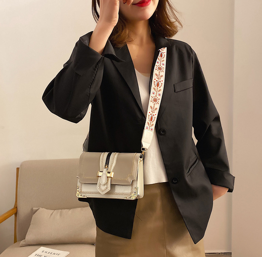 Bolso Bandolera Retro de Ancho Ajustable - Image 19