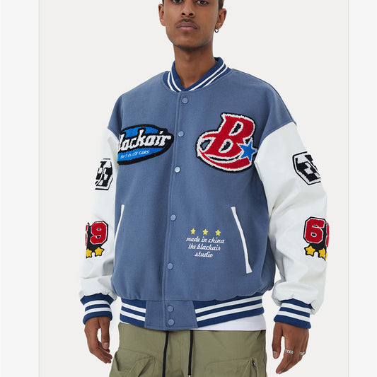 Chaqueta Universitaria de Béisbol con Bordados American Street - Image 2
