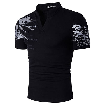 Camisa de Manga Corta con Estampado Digital para Hombre - Image 7