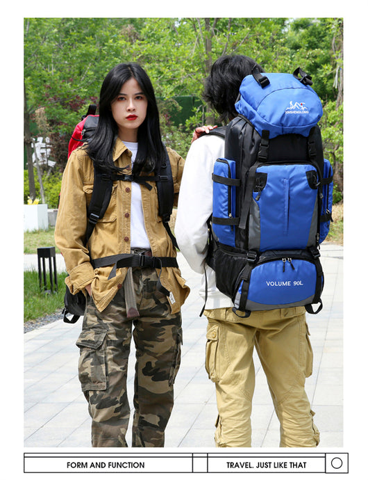 Mochila de Viaje 90L Impermeable para Senderismo y Trabajo - Image 21