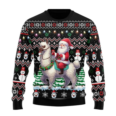 Suéter Navideño de Punto Grueso Manga Larga para Hombre - Image 16