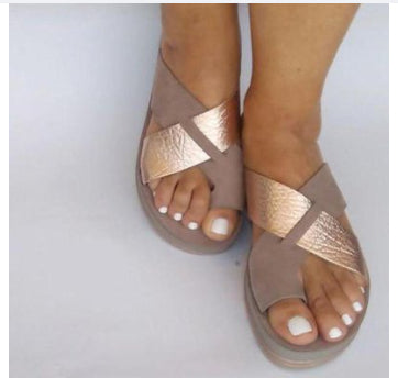 Sandalias Cuña Medio Tacón para Dedos - Image 7