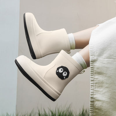 Botas de Lluvia Coreanas con Diseño Kawaii y Suela Antideslizante para Mujer - Image 16