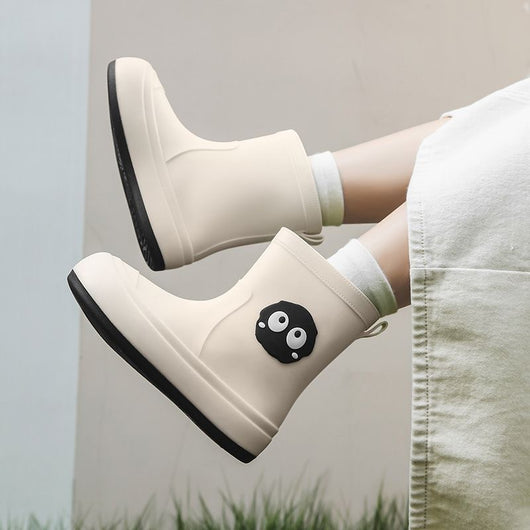 Botas de Lluvia Coreanas con Diseño Kawaii y Suela Antideslizante para Mujer - Image 16