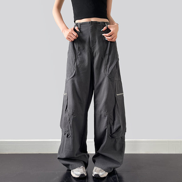 Pantalones Jeans Overol de Pierna Ancha para Mujer