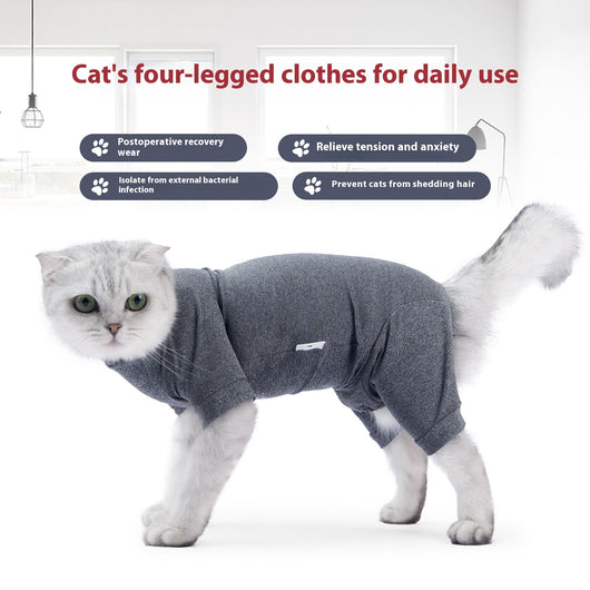Ropa de Recuperación Personalizada para Gatos Esterilizados