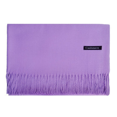 Chal Ligero con Borlas y Colores Sólidos para Mujer - Image 15