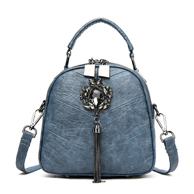 Bolso Bandolera Mujer Diamantes Brillantes Portátil Elegante - Image 3