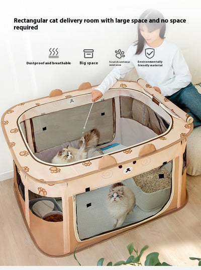 Casita Plegable para Gatos con Diseño de Animales - Image 6