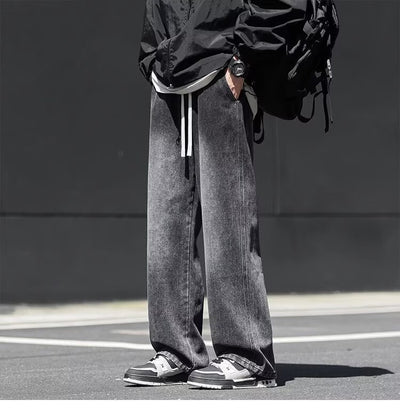 Jeans Rectos Holgados Estilo Americano para Hombre - Image 6