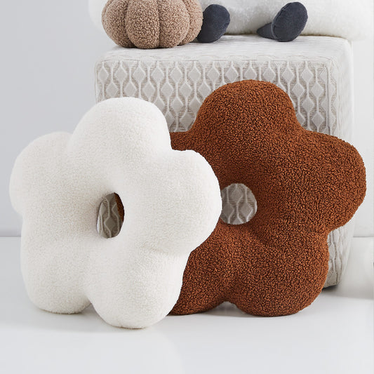 Almohada Decorativa Floral Geométrica Hueca para Oficina
