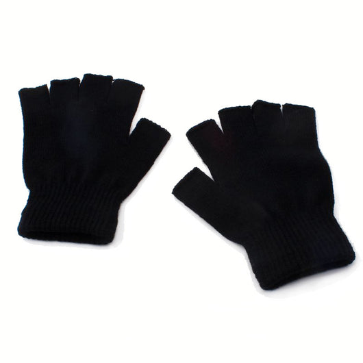 Guantes sin dedos tejidos coreanos para otoño e invierno - Image 12