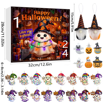 Adorno Navideño Muñeca Fantasma Calabaza en Caja Sorpresa - Image 10