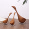 Ornamentos de Cisne en Madera para Decoración del Hogar