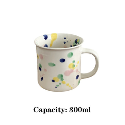 Taza de Café con Diseño de Salpicaduras de Colores Contrastantes - Image 14