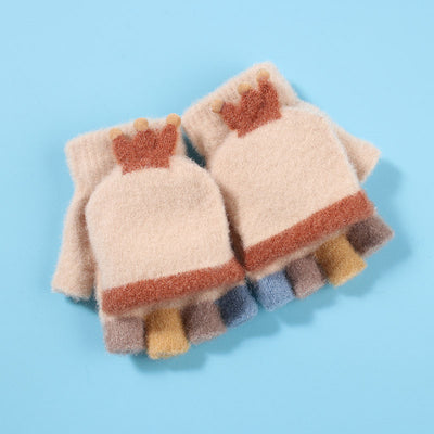 Guantes Tejidos sin Dedos con Diseño Cartoon Infantil - Image 9