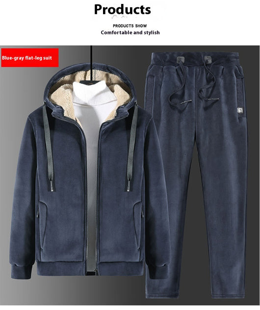 Conjunto de Sudadera y Pantalón de Terciopelo Silver Fox Talla Grande - Image 10