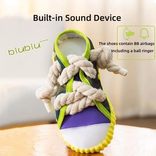 Juguete Interactivo para Perros con Sonido y Limpieza Dental
