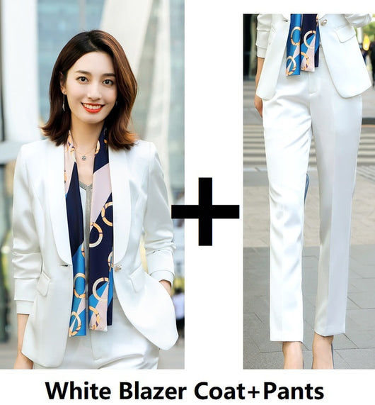 Traje Ejecutivo Femenino Dos Piezas - Elegancia Profesional - Image 9