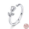 Conjunto de Aretes y Anillo Rosa Elegante