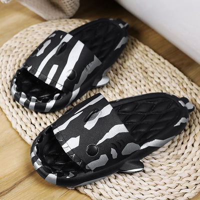 Pantuflas de Pareja Tiburón Adorable - Talla Grande Cómoda - Image 6