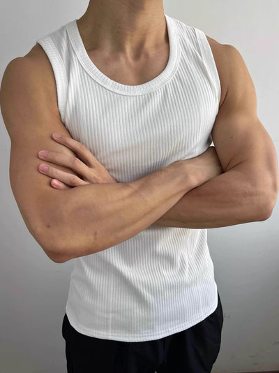Musculosa Deportiva Ajustada con Stretch para Hombre - Image 9