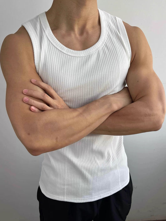 Musculosa Deportiva Ajustada con Stretch para Hombre - Image 9