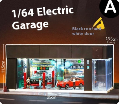Puerta Enrollable Automática para Garaje con Luz LED y Almacenamiento - Image 4