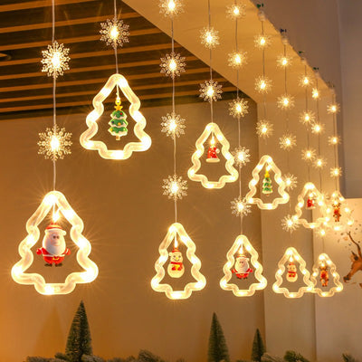 Cadena de Luces Navideñas para Cortinas - Image 28