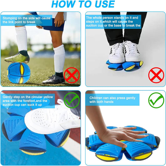 Pelota Voladora UFO con 6 Luces LED para Perros y Niños - Image 8