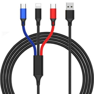Cable de Carga Rápida Prepare Spring Tres en Uno - Image 6