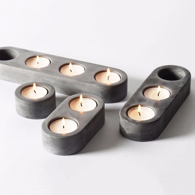 Molde de Silicona para Velas de Cemento y Portavelas de Concreto - Image 3