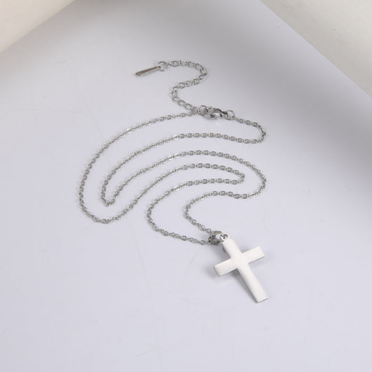 Dije Minimalista de Oro Cruz Elegante para Hombre y Mujer - Image 11