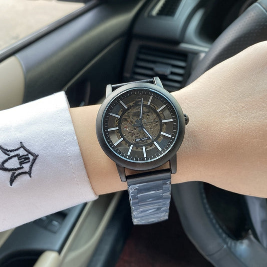 Reloj Mecánico Vintage Calavera para Hombre