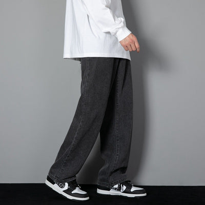Pantalones Vaqueros Rectos Estilo Hong Kong con Efecto Adelgazante para Hombre - Image 2