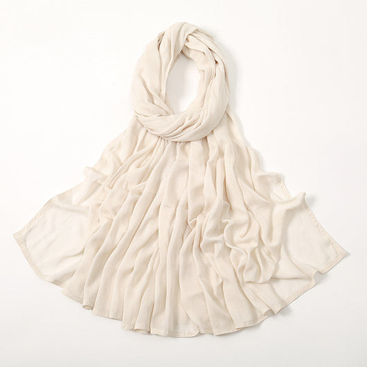 Pañuelo Modal Rayon Malayo Indonesio Colores Sólidos Transpirable - Image 60