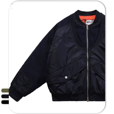 Chaqueta Bomber Colorblock para Hombre - Tendencia Actual - Image 11